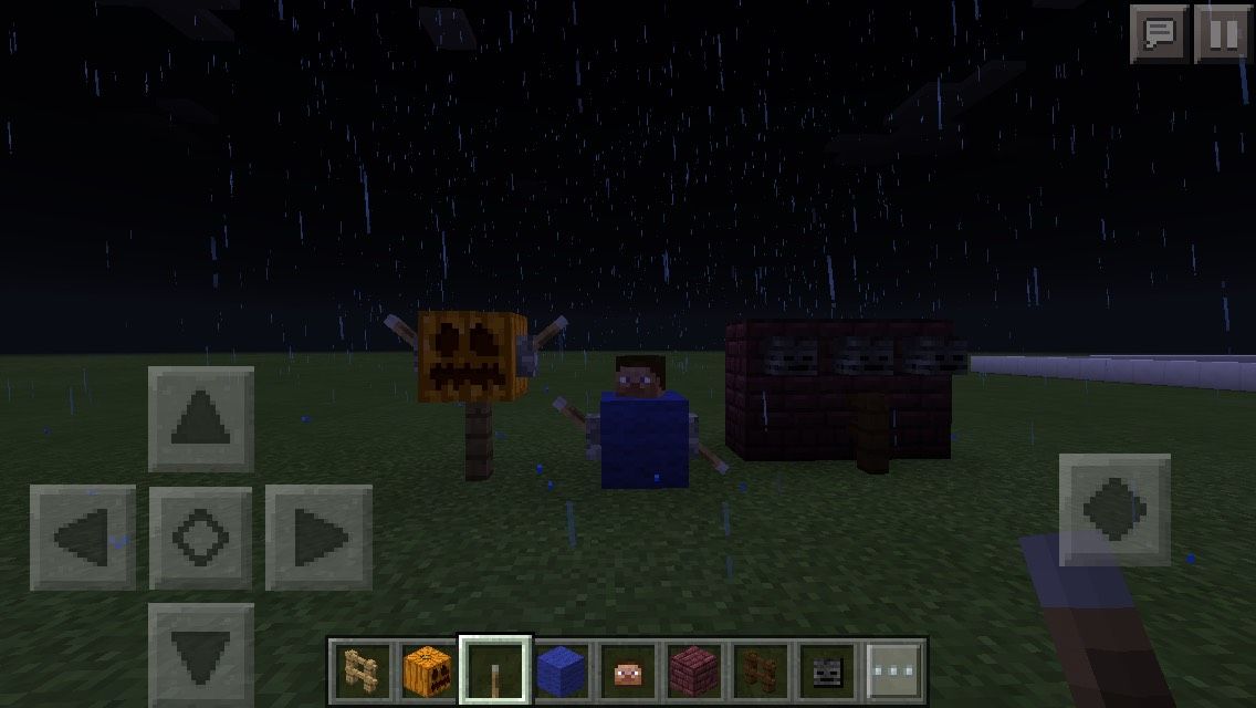 Minecraft Scarecrow, Steve and Wither!