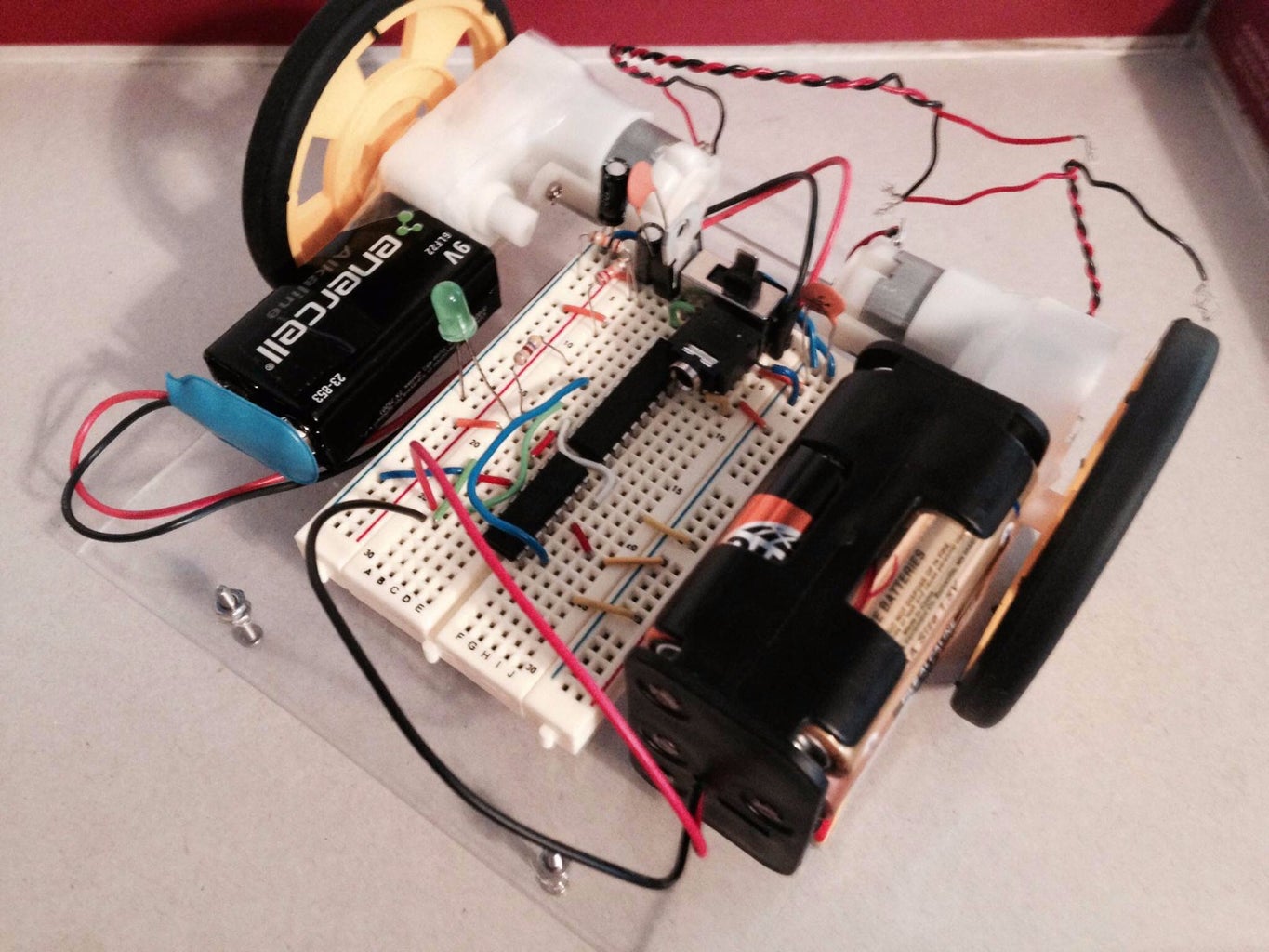 Touchless Sensor Controlled Robot : 18 Steps - Instructables