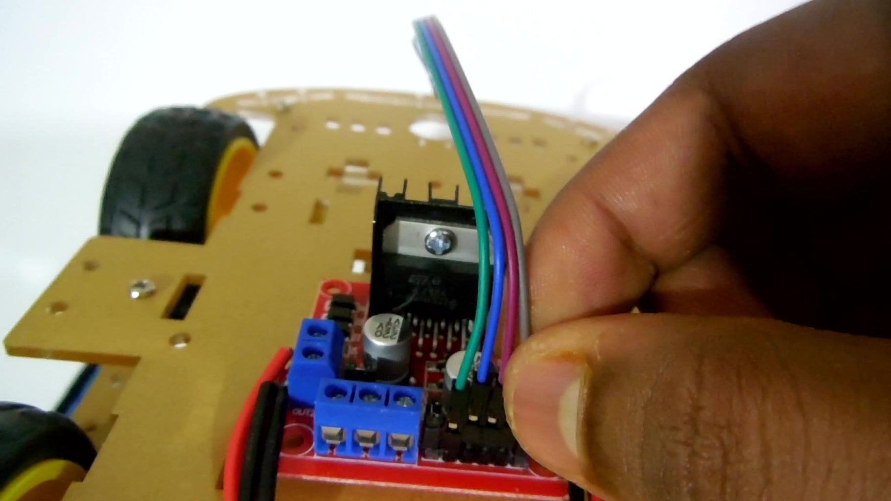 Connect Motor Drive to Arduino