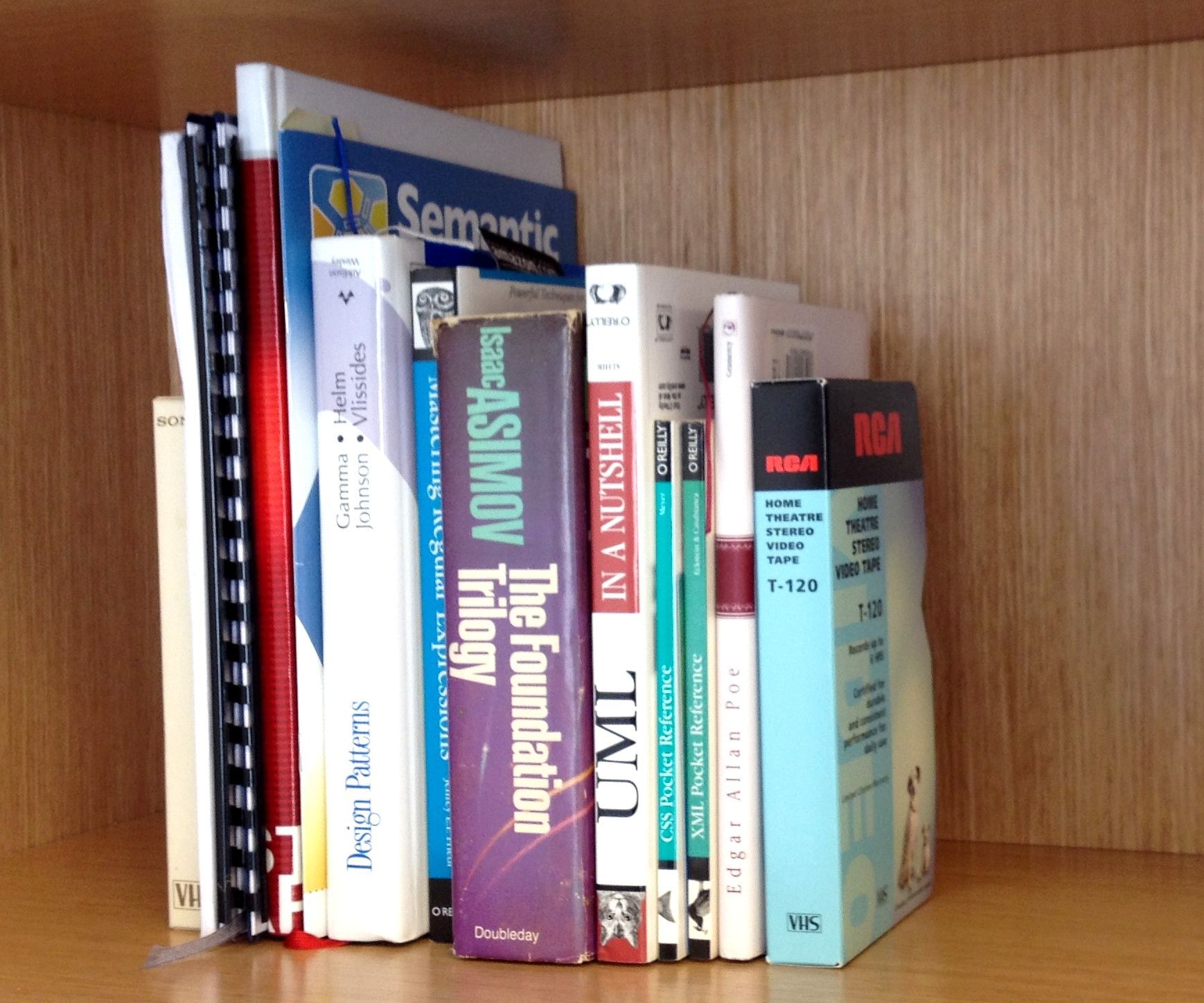 VHS Videotape Cassette Bookends