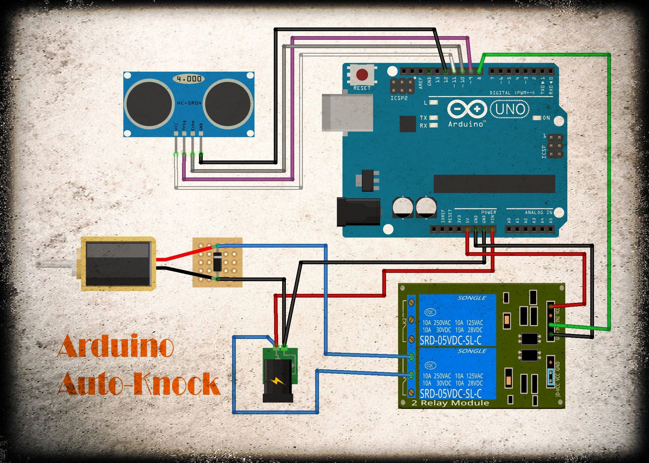Arduino Auto Knock : 9 Steps (with Pictures) - Instructables