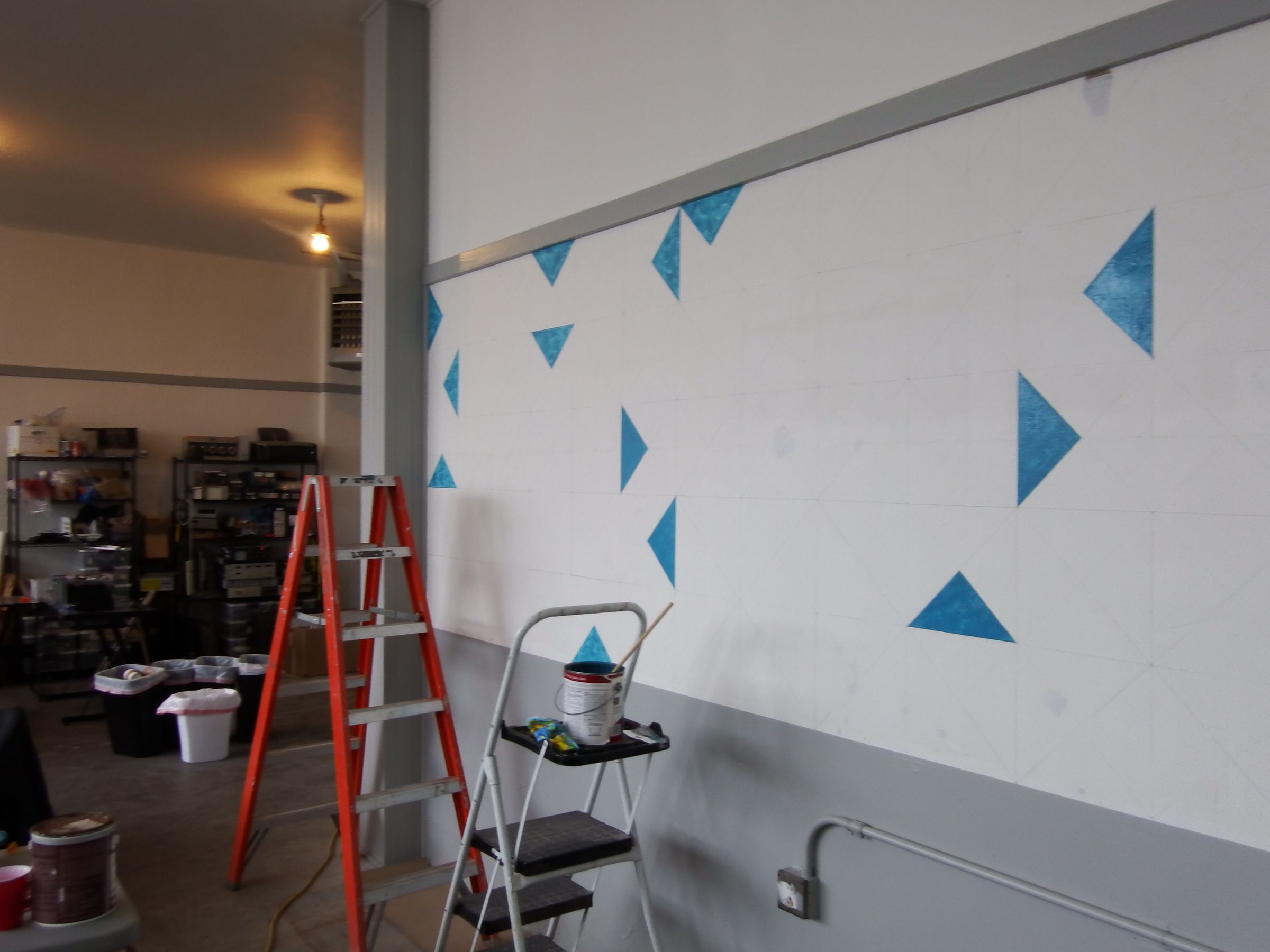 Triangle Mural Wall Design Instructables