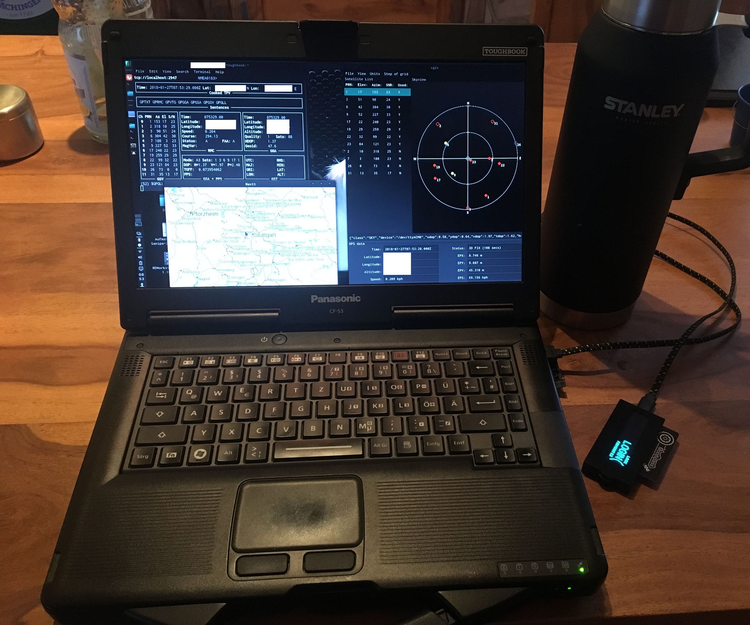 GPS on My Toughbook