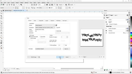 Print to the Laser