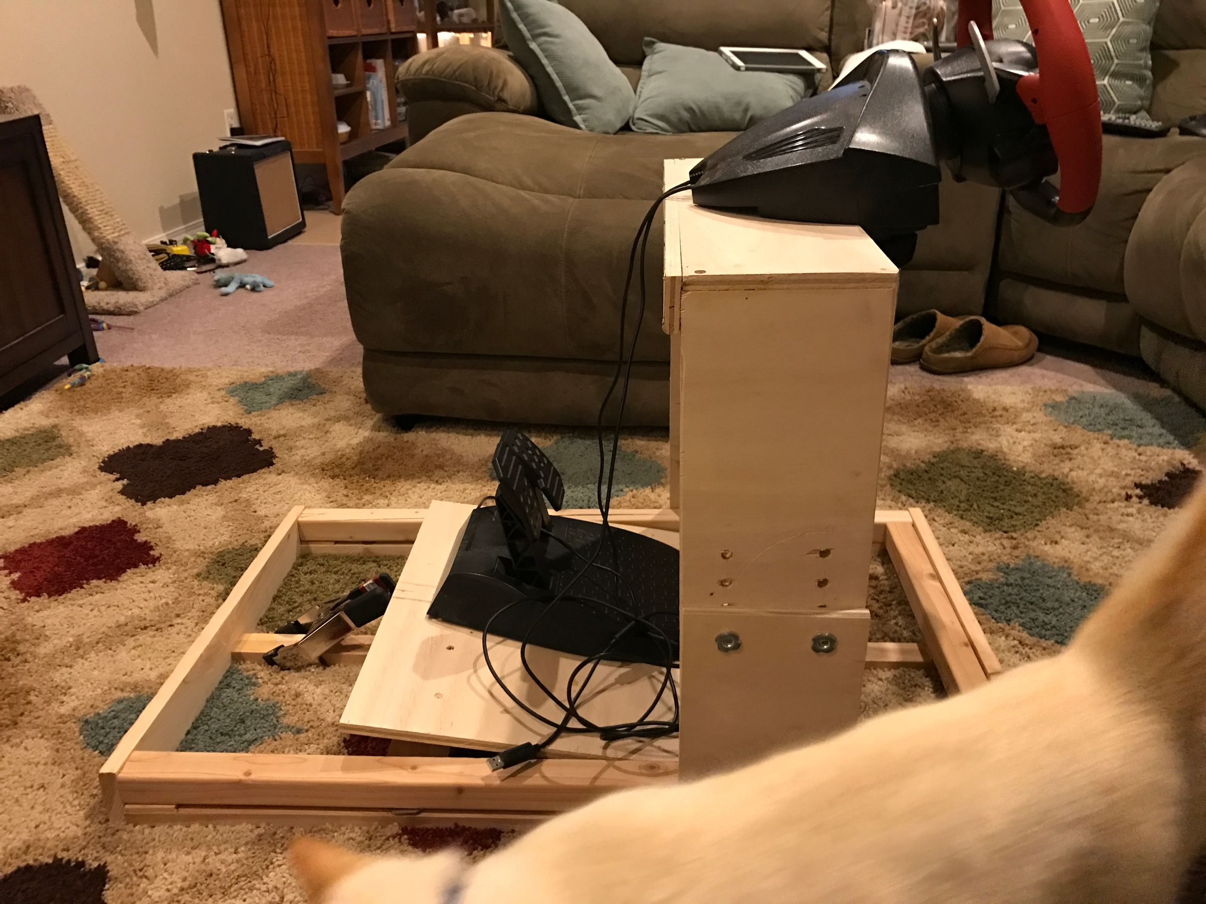 Adjustable Racing Wheel Stand and Seat : 3 Steps (with Pictures ...