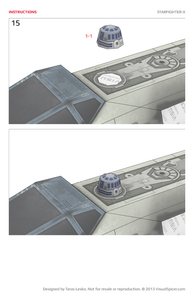 Starfighter-X Star Wars Inspired Paper Model