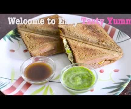 Curd Veggi Sandwich Recipe : How to Make Curd Sandwich