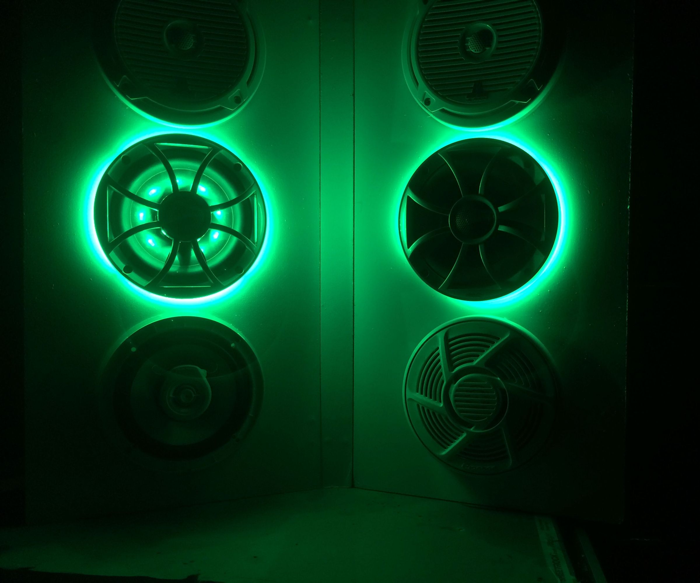 RGB LED Speaker Ring Install Wetsounds xs-65 xs-650