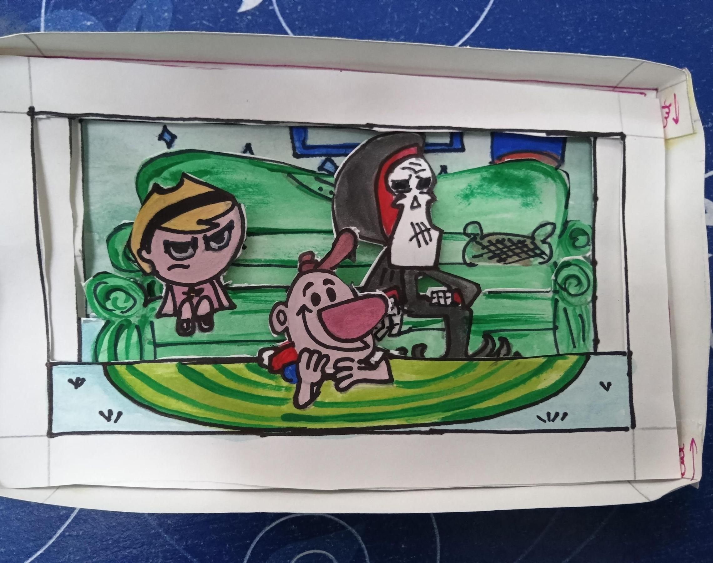 3D Cartoon Picture of the Grim Adventures of Billy & Mandy