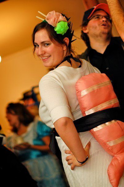 Sushi (Nigiri) Costume With Headpiece