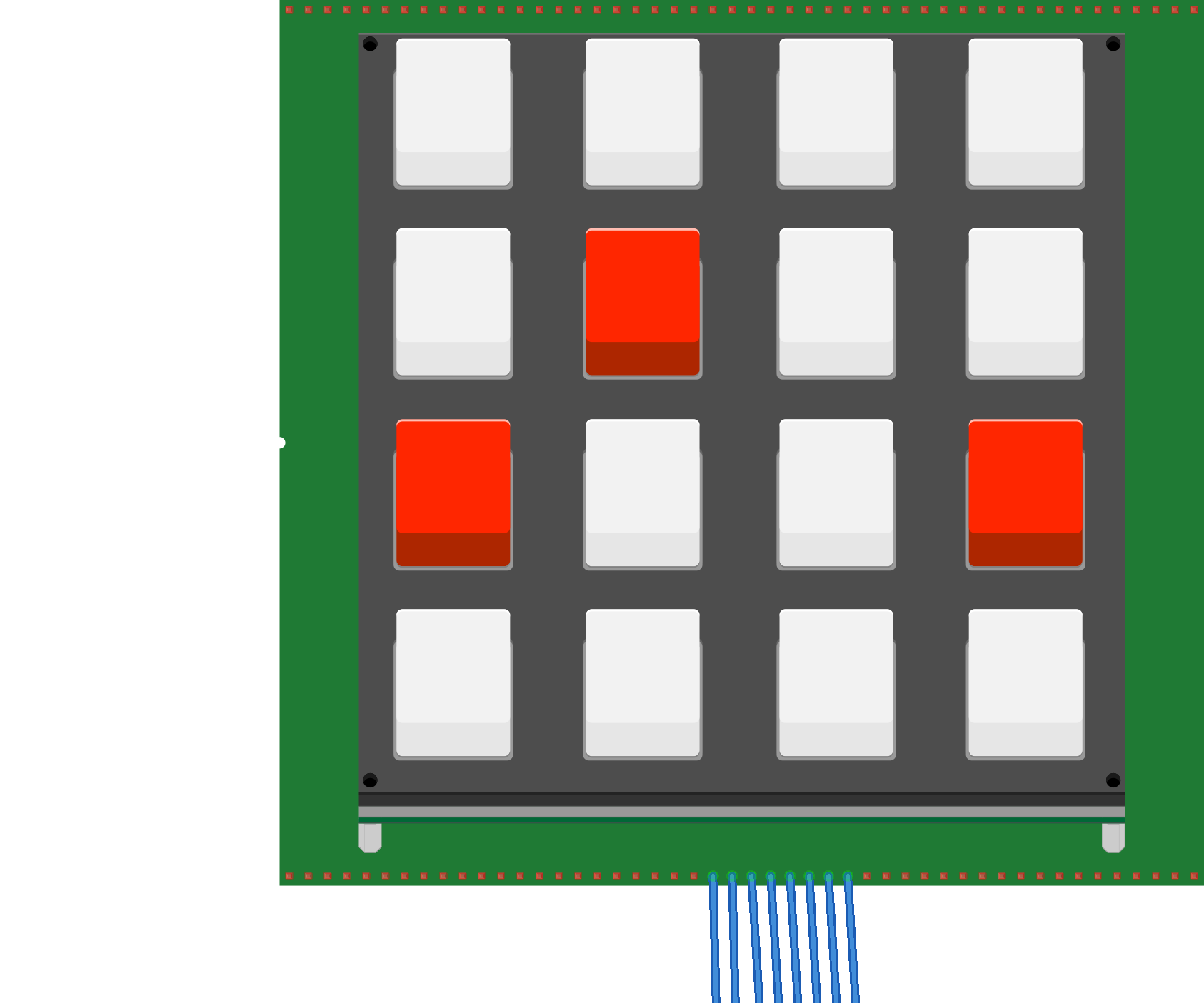 Tic Tac Toe W/ Processing & Keypad