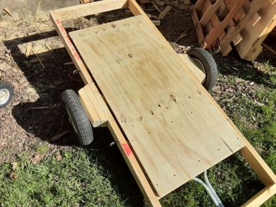flatbed bike trailer