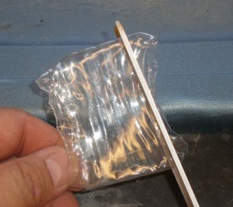 Slip the Battery and Wires Into the Sleeve