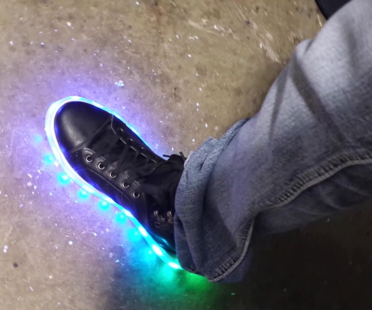 custom light up shoes