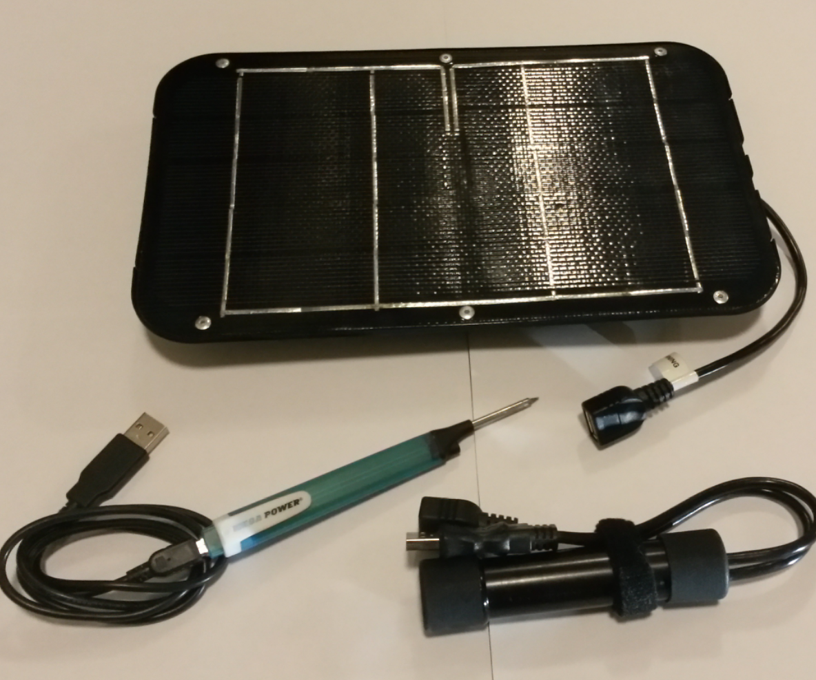 Solar Powered Soldering Station