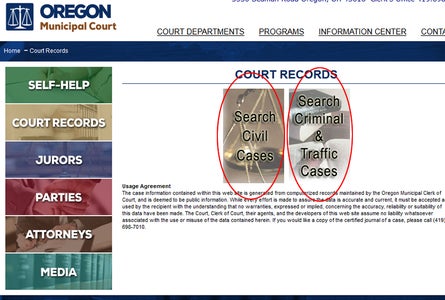 Locating a Searchable Records Database.