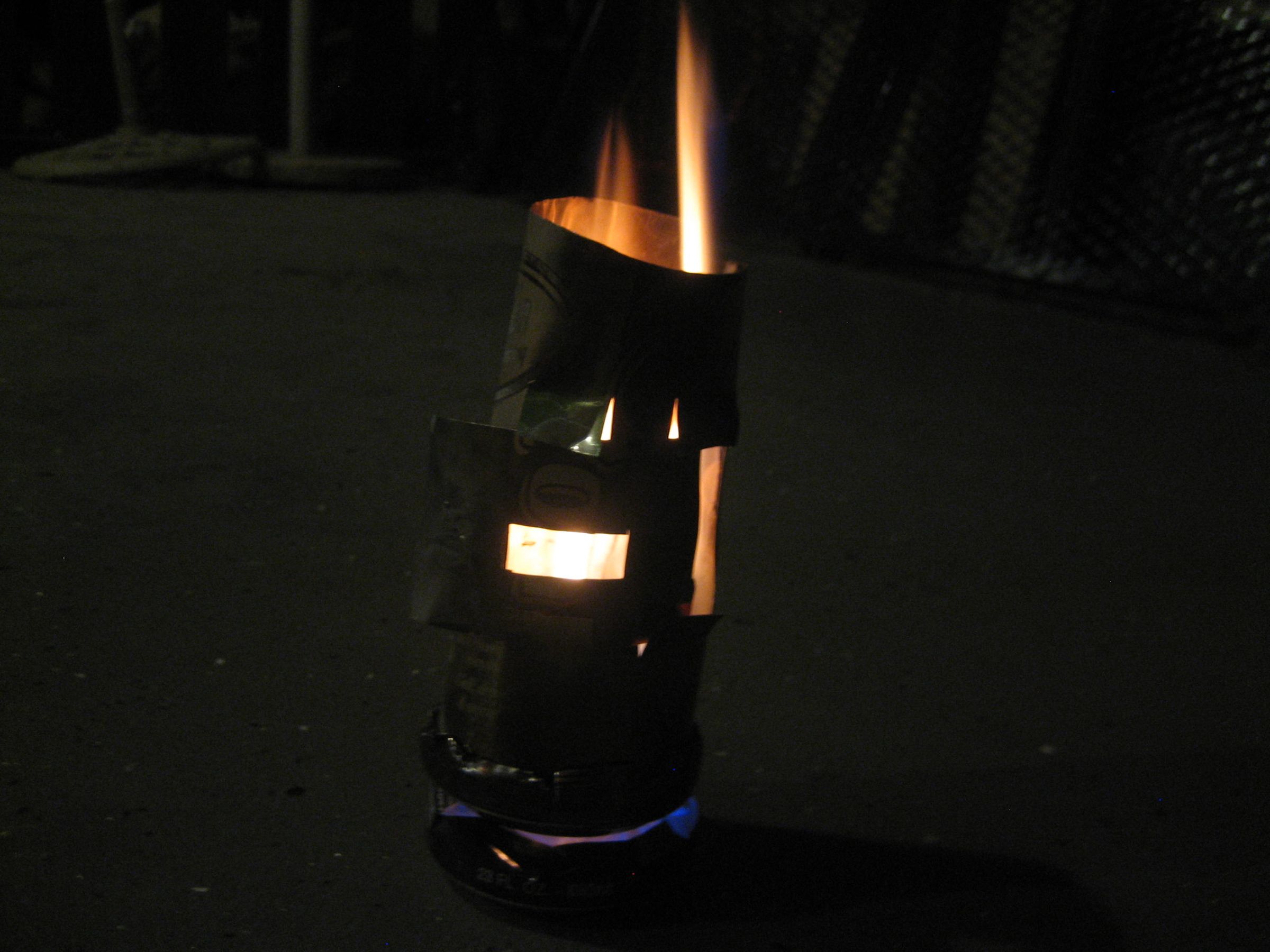 Stay Warm With an Alcohol Stove!