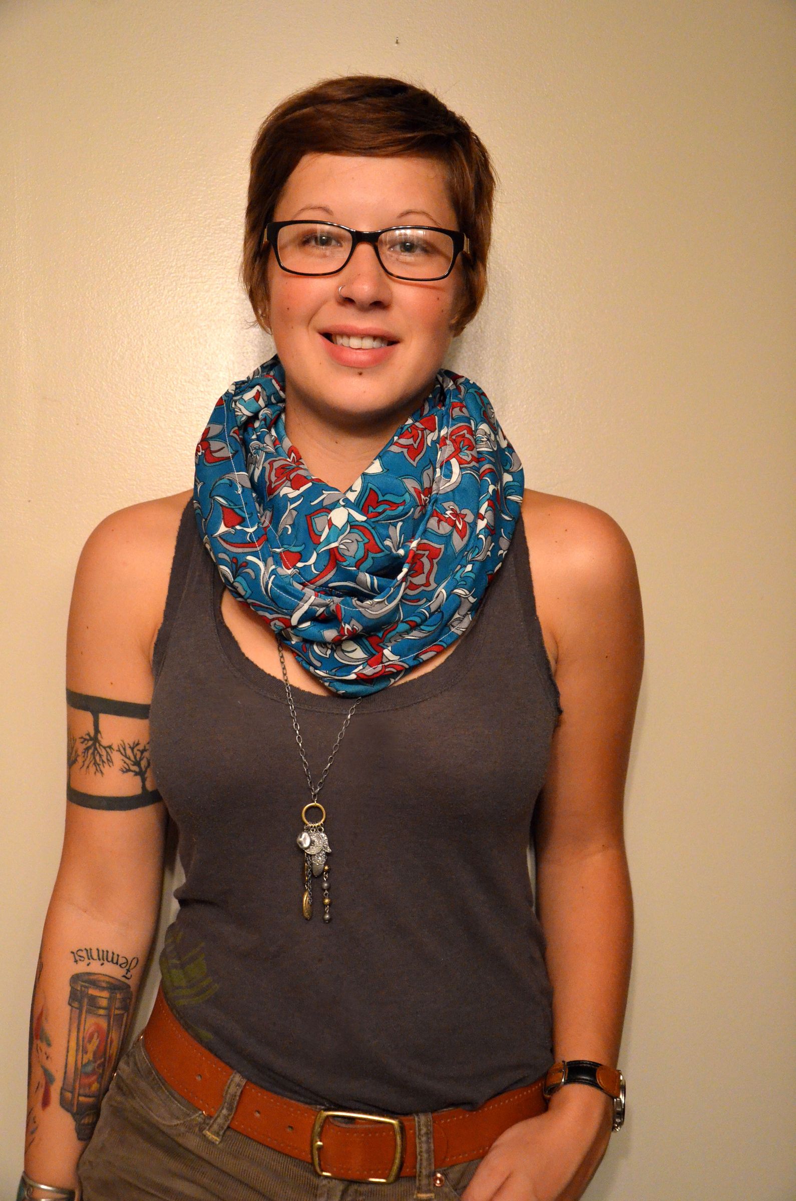 Over-Sized Infinity Wraparound Scarf Tutorial