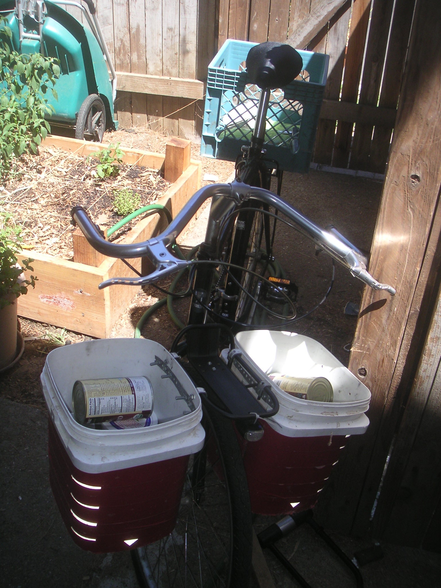 Best Cat Litter Bike Buckets 7 Steps Instructables