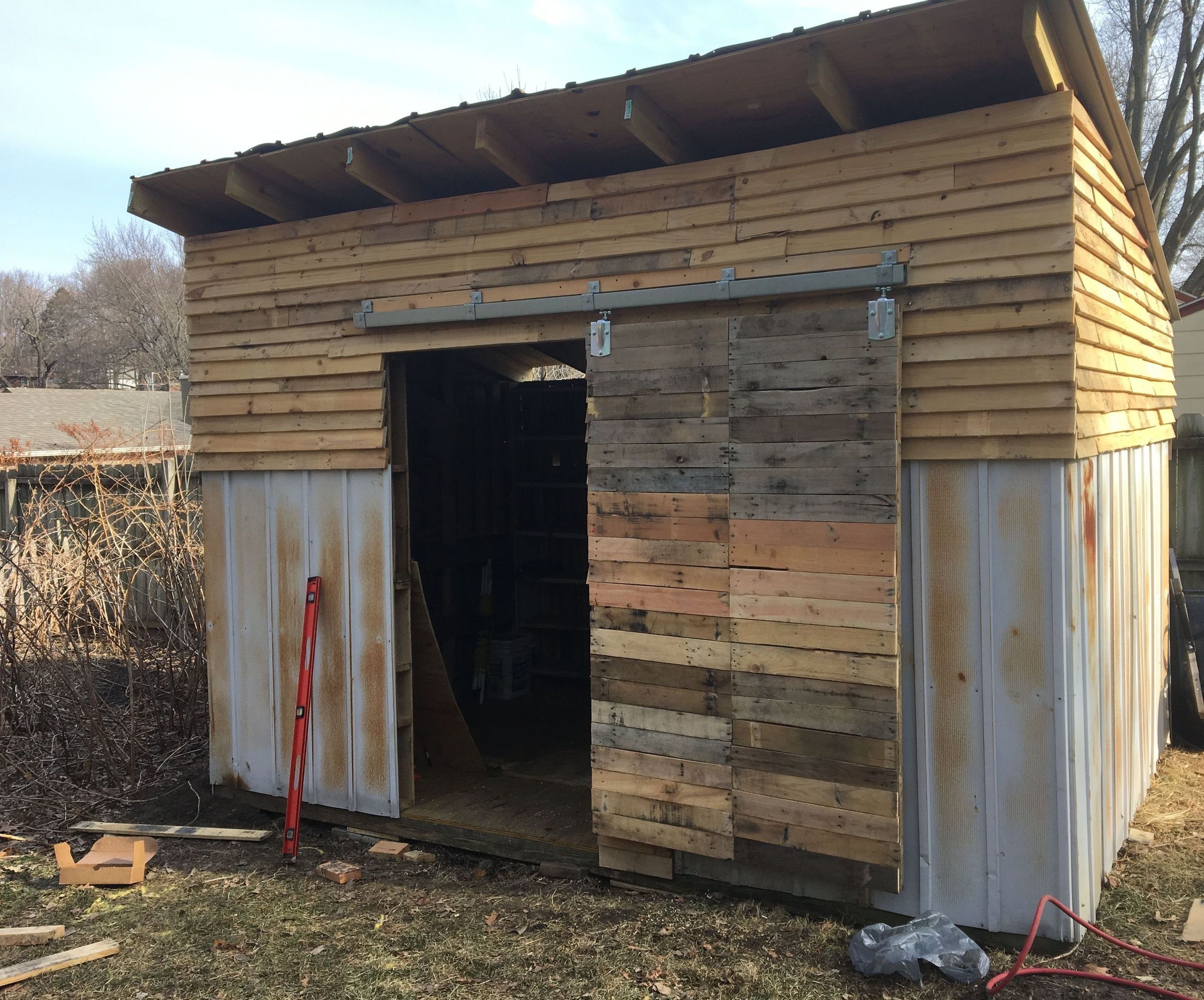 Mostly Upcycled Garden Shed