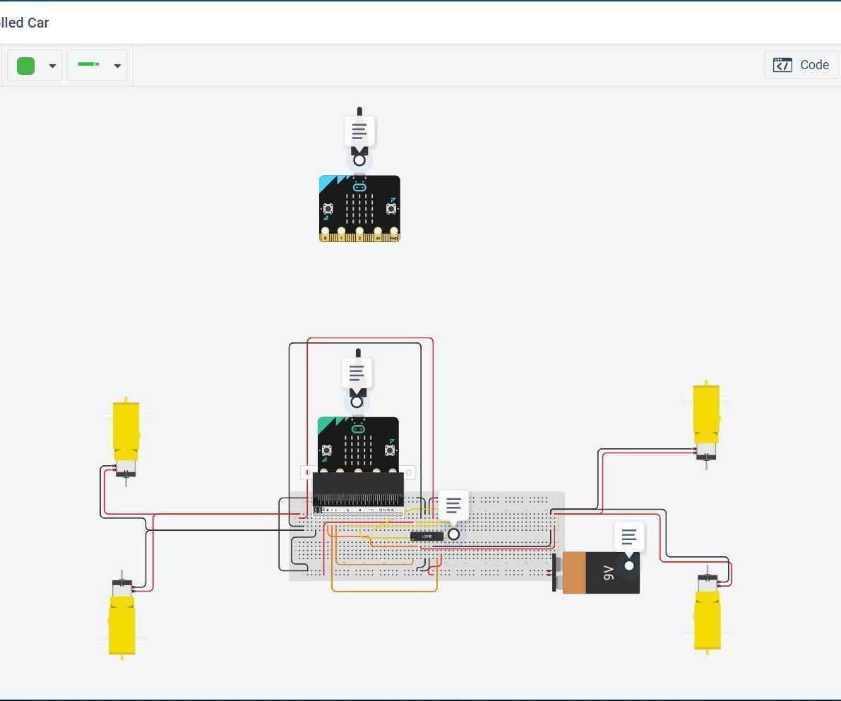 Micro:bit Gesture-Controlled Car