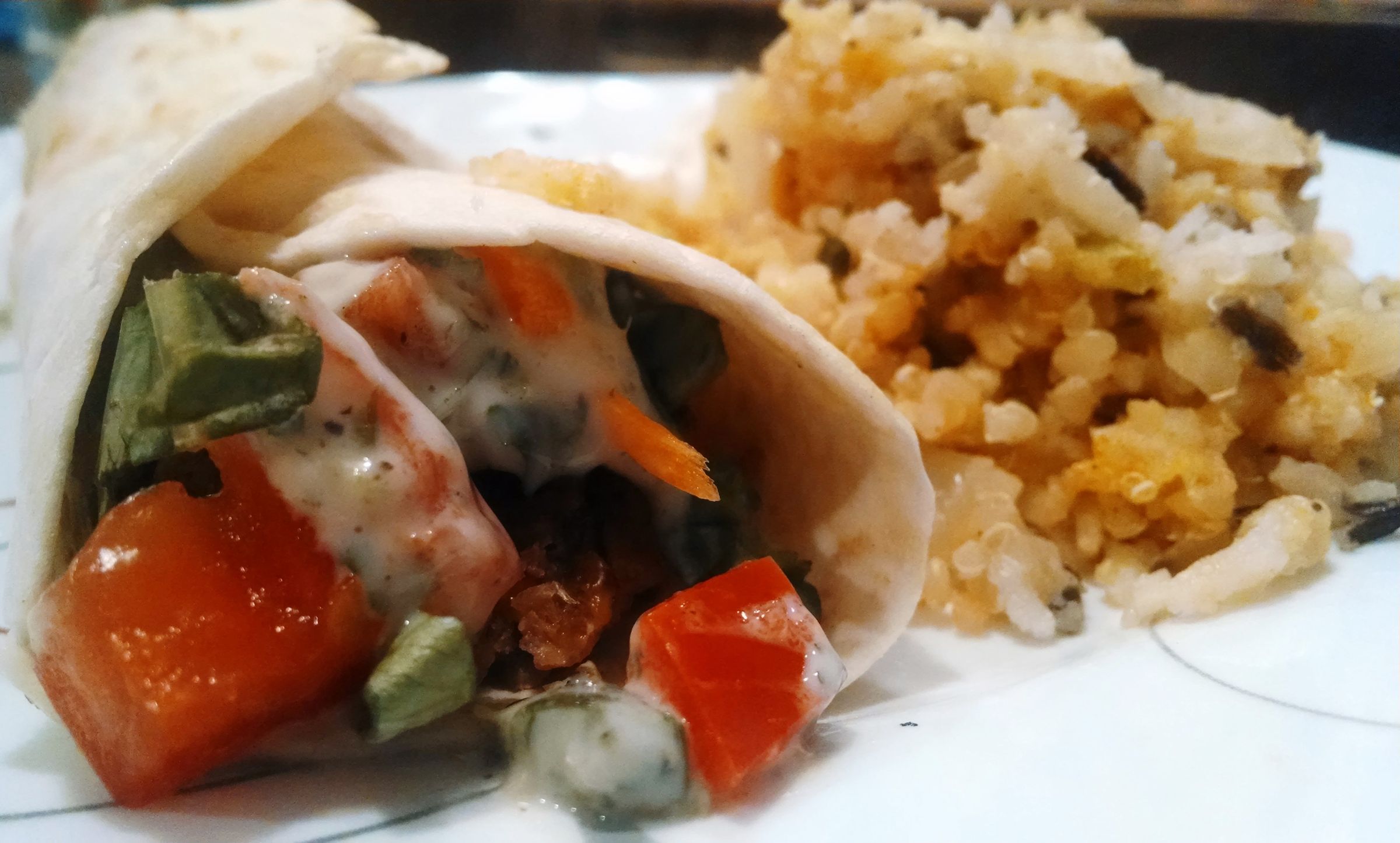 Chili Bean Rollup With a Kickin’ Ranch Sauce