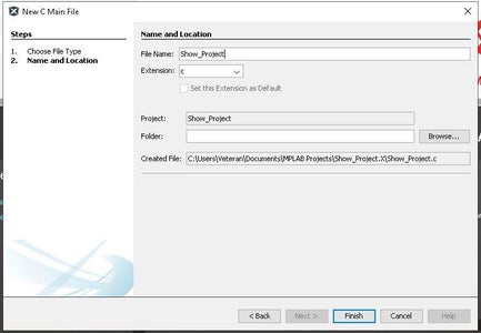 Create MPLAB X IDE Project