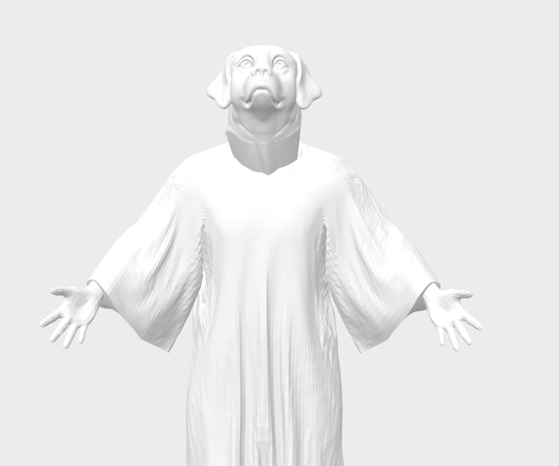 Meshmixer: Dog Monk