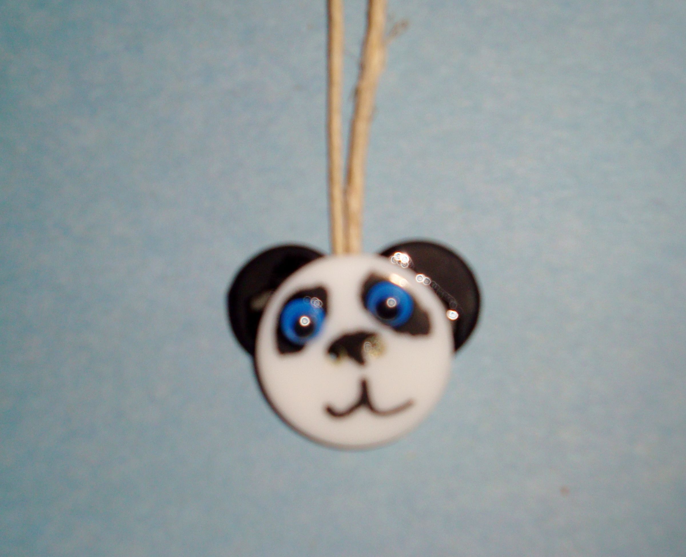 Button Animal Necklace