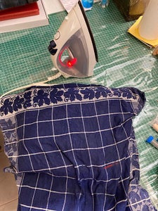 Making a Hem/seam by Felting:  