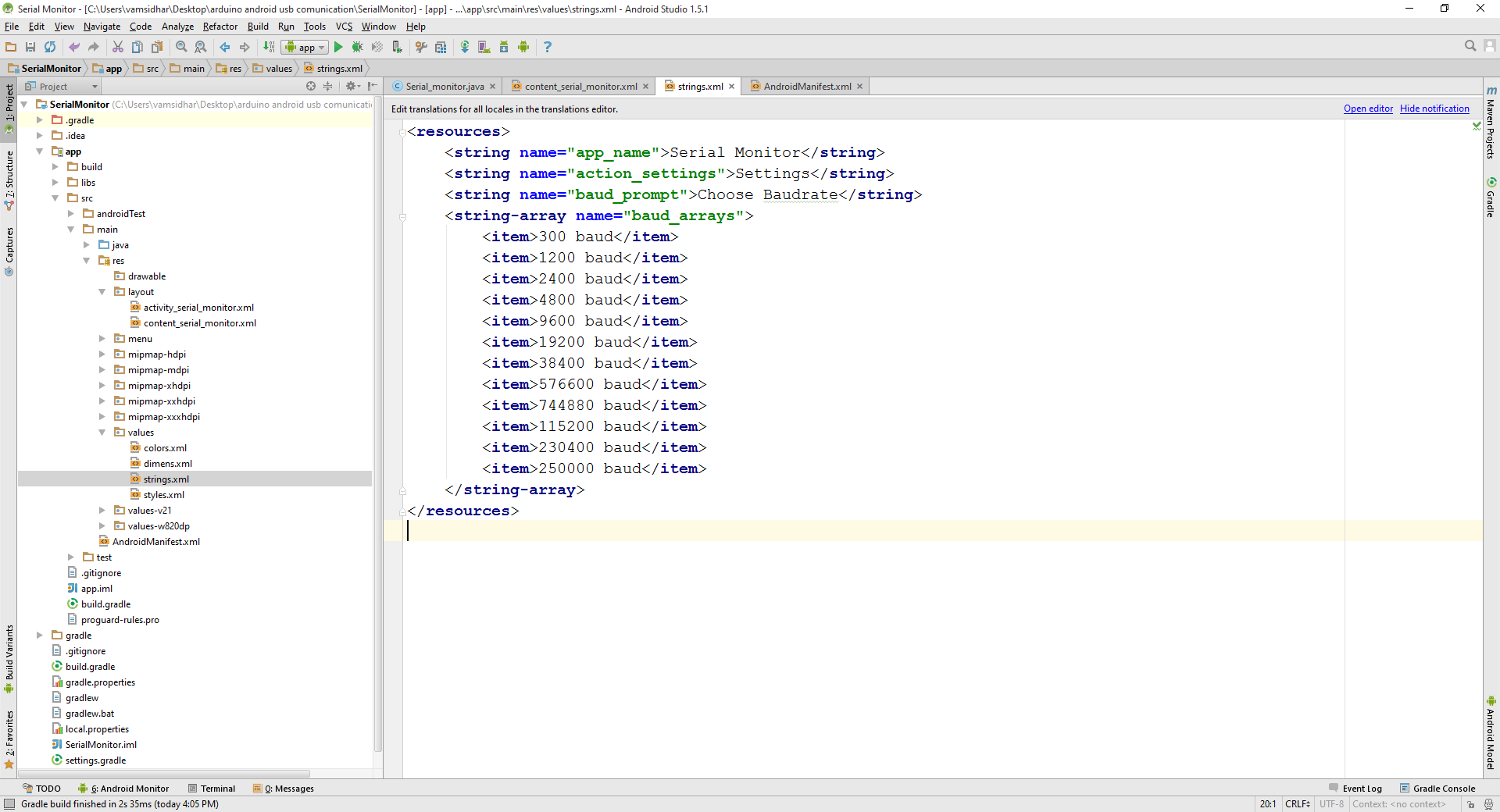 Arduino Android USB Serial Communication With OTG Cable 11 Steps