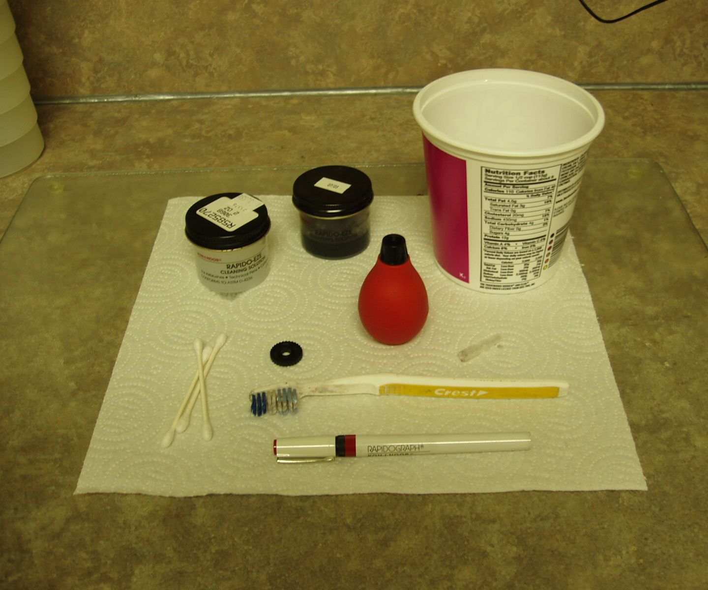 Cleaning Rapidograph Pens