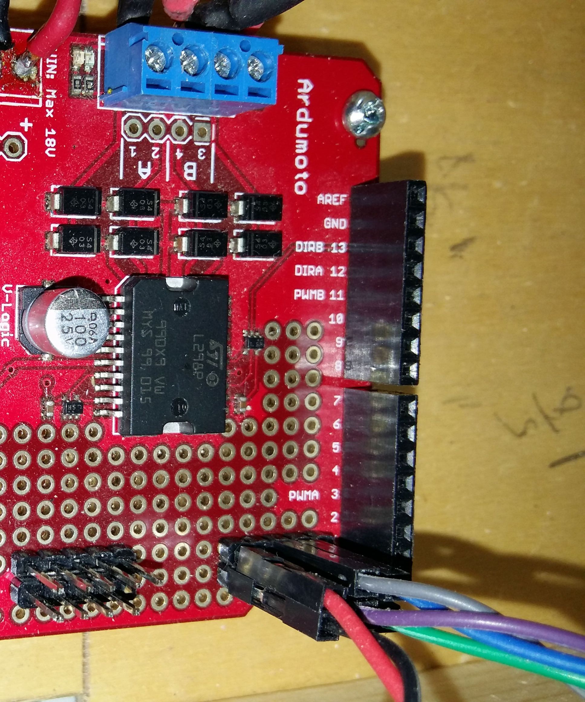 How to Use Less Arduino Pins With the L293d
