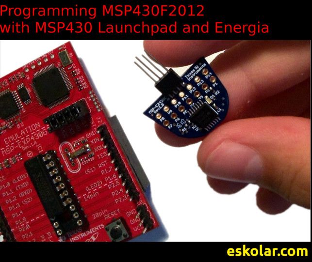 Programming MSP430-F2012 uC with Launchpad SBW