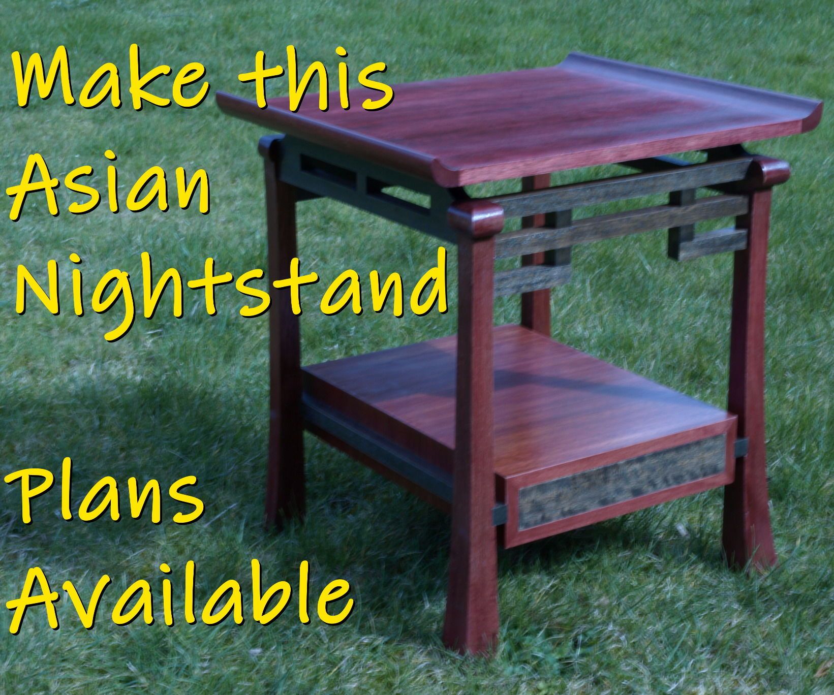 Make an Asian Nightstand