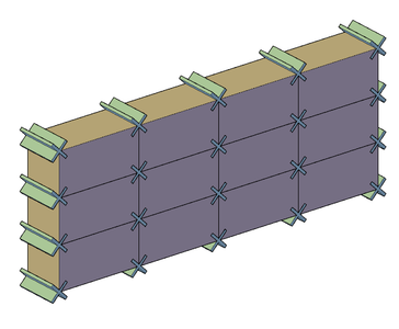 Eco-Friendly, Modular Timber Bricks Made Out of Recycled Pine Timber for an Environmentally Friendly Future