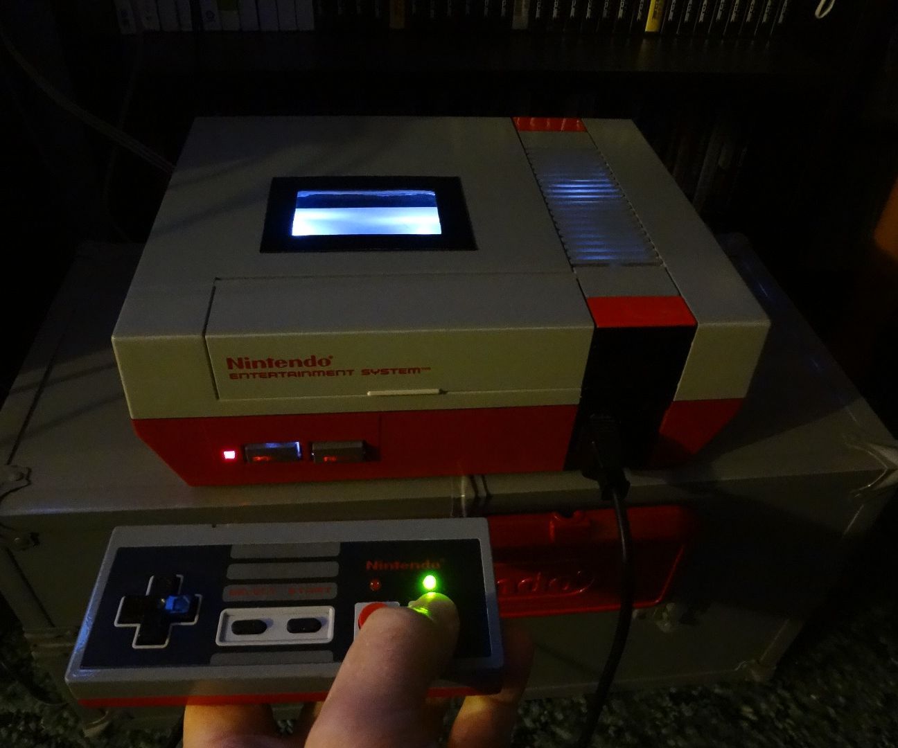 Adding Led's to Nes Controller (lit When a & B Buttons Pressed).