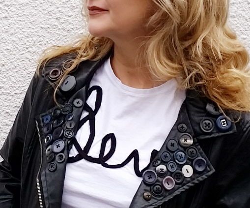 My Faux Leather Jacket Refashion