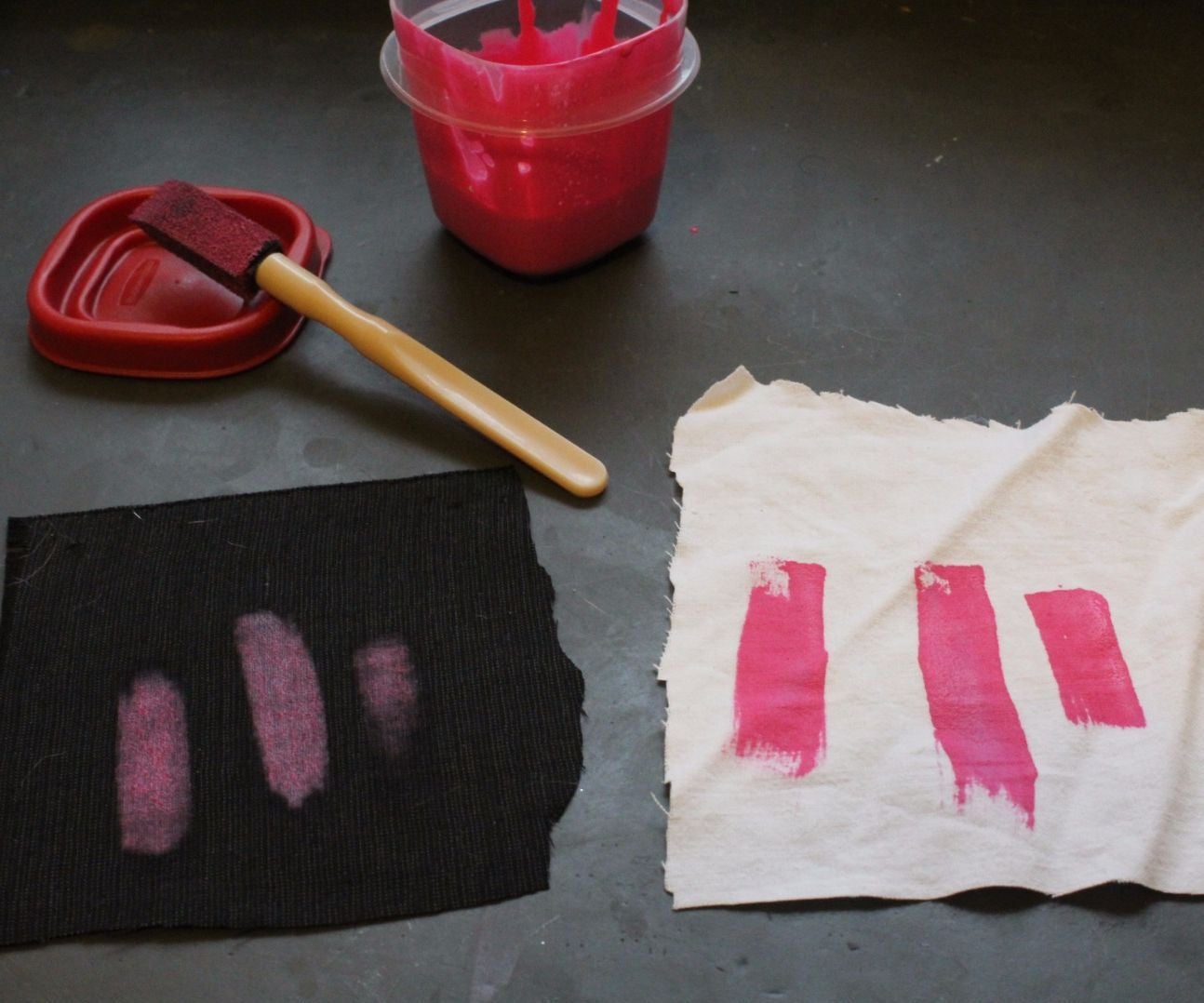 How to Heat Set Fabric Paint. Iron the Painted Fabric to Make the