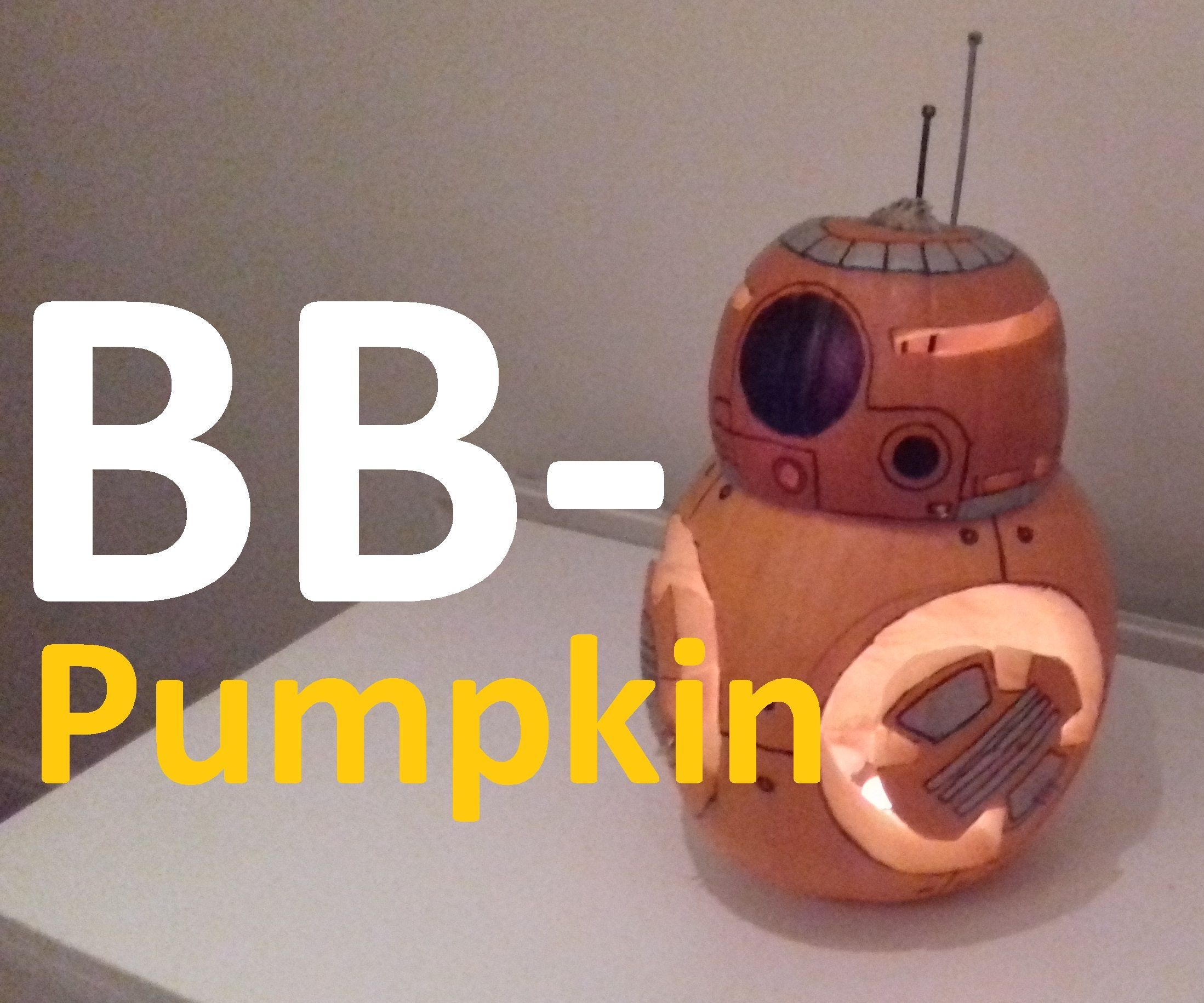BB-8 Pumpkin... Aka the Rise of Skywalker Is Coming!