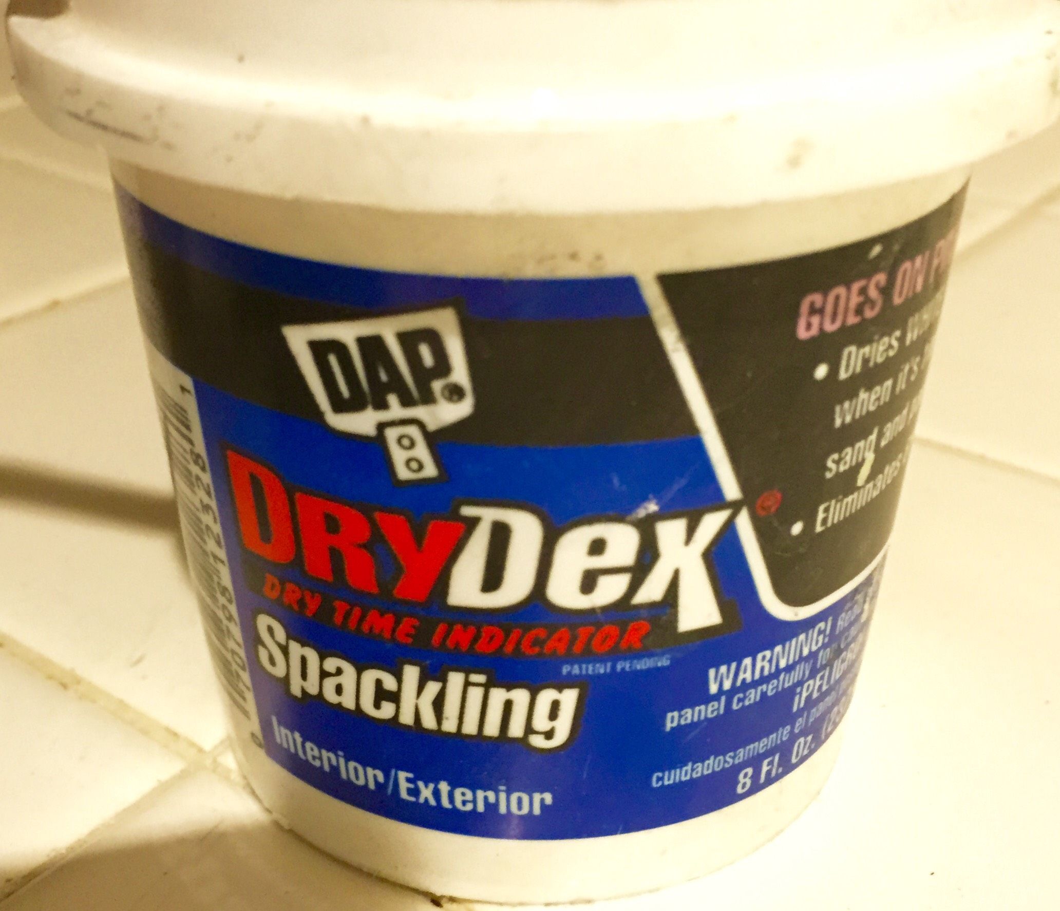 Reconstitute Dried Spackle