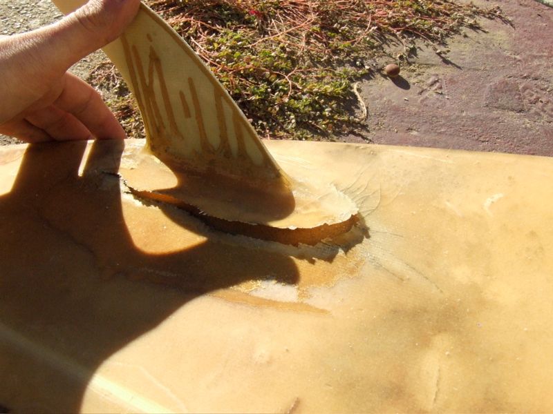 Alex's Surfboard Repair Tipsfixing a Delamination/split Fiberglass