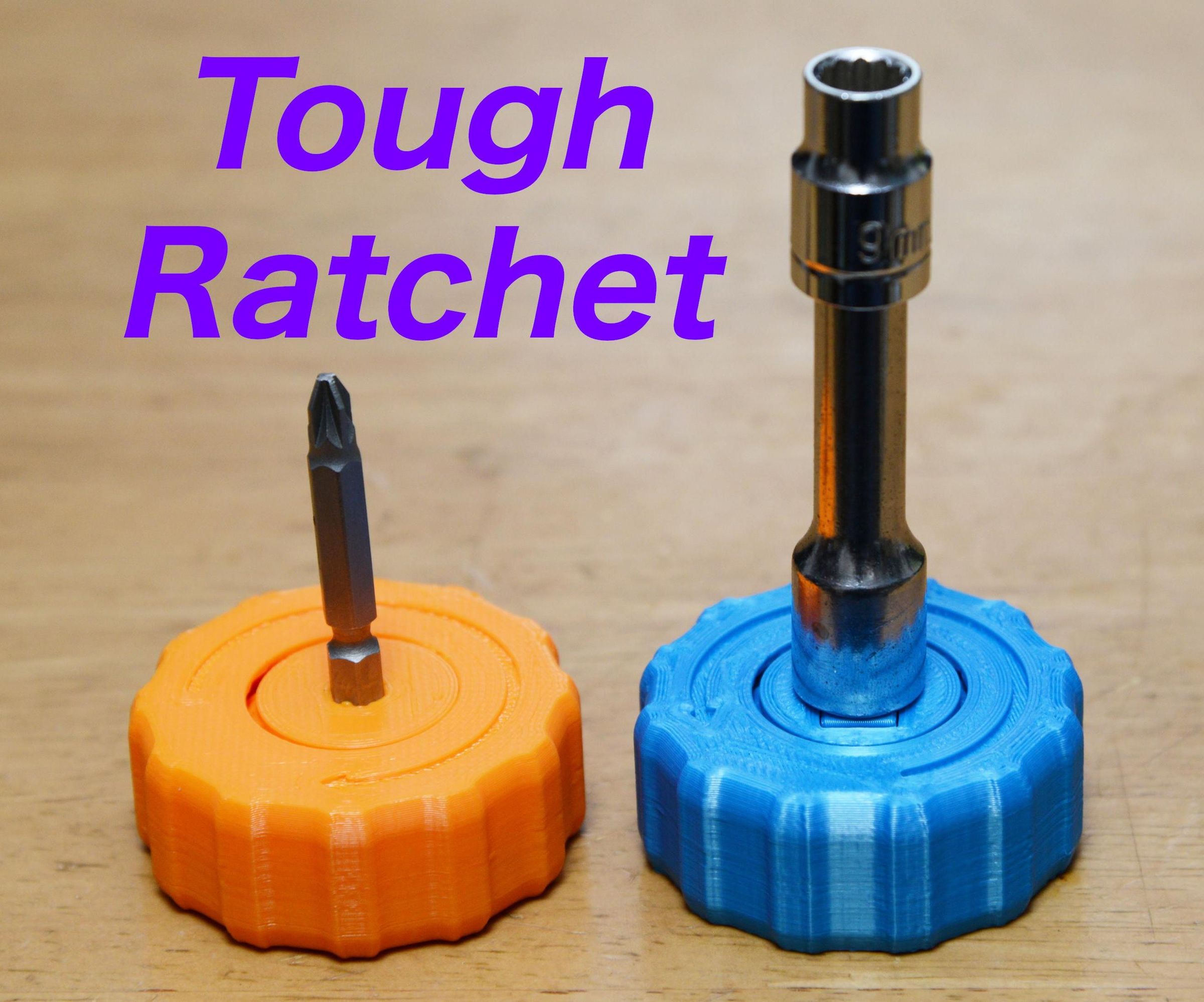 Print-in-place Palm Ratchet Screwdriver Knob