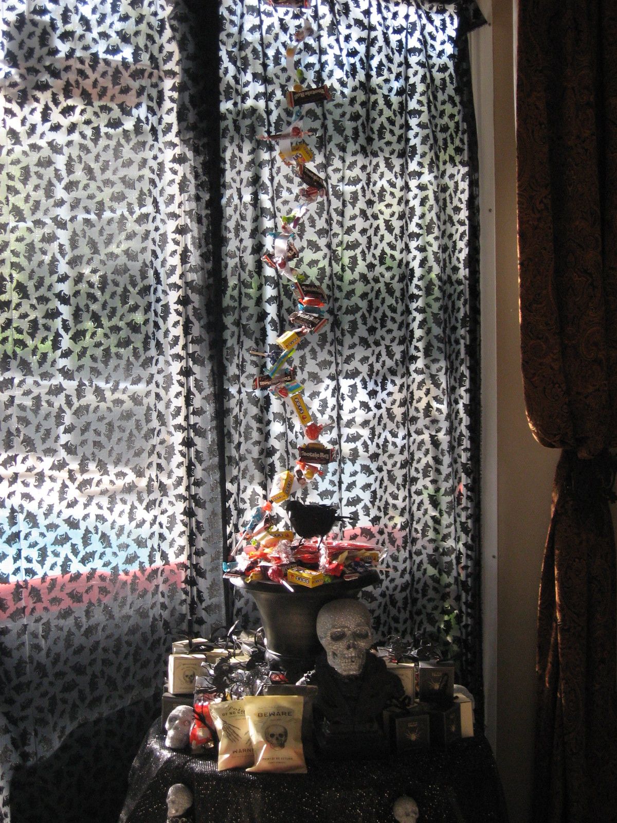 Halloween Floating Candy Spiral
