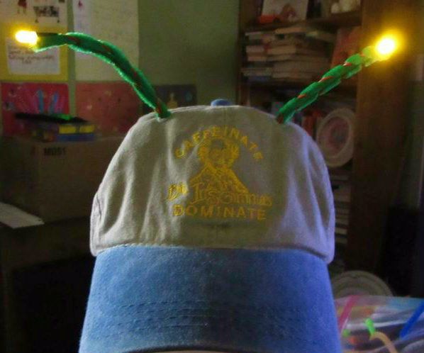 LED'tennae: LED Antennae for You Cap