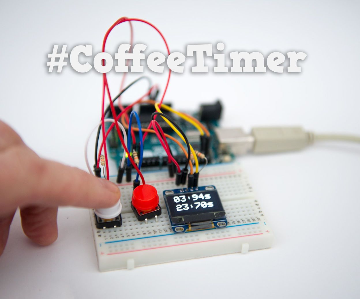 Dual Coffee Timer : OLED & Arduino