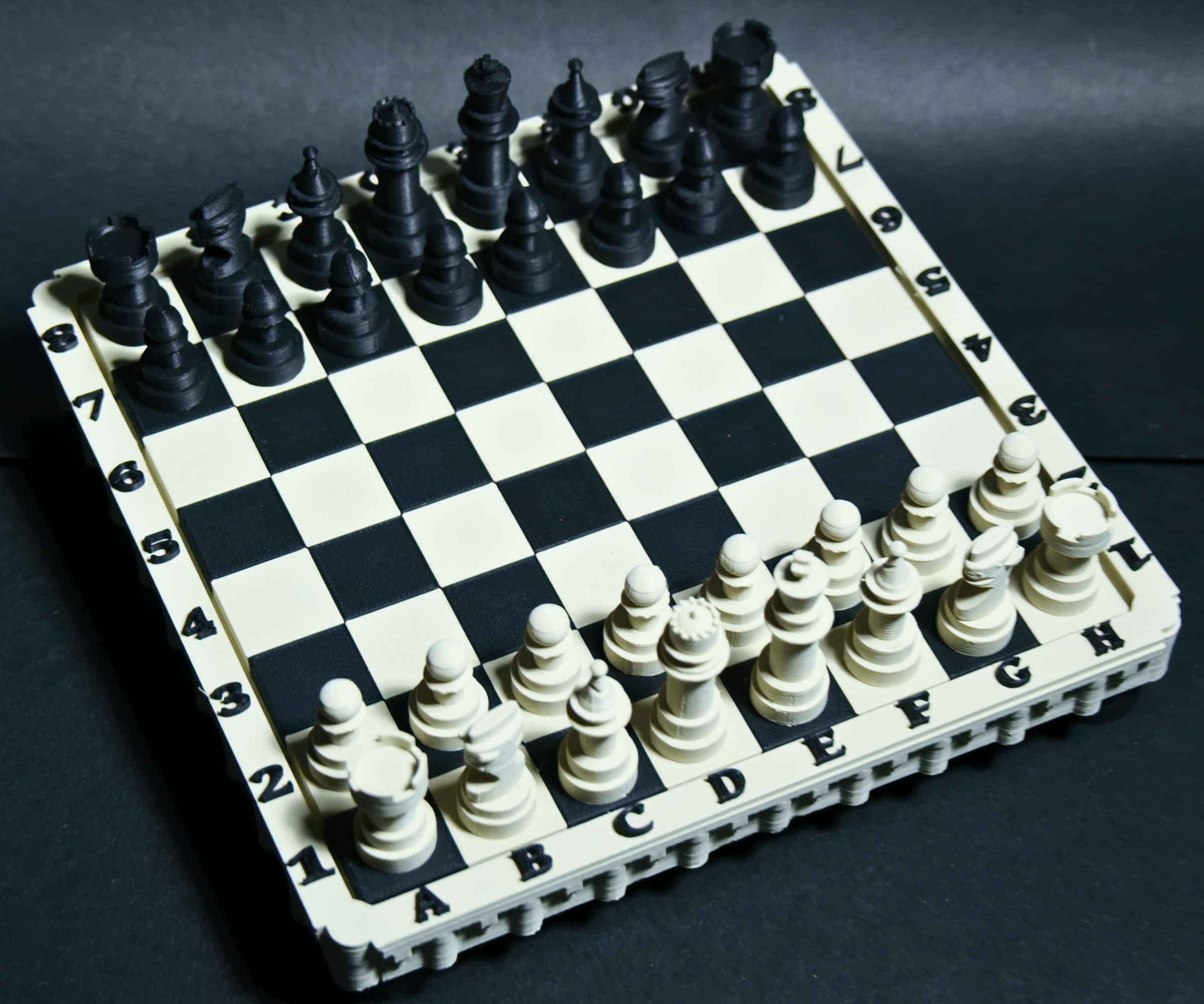 3D Printed Ancient Roman Magnetic Chessboard