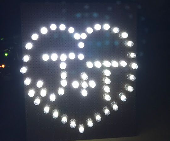 LED Arduino Heart: Gift for the Girlfriend