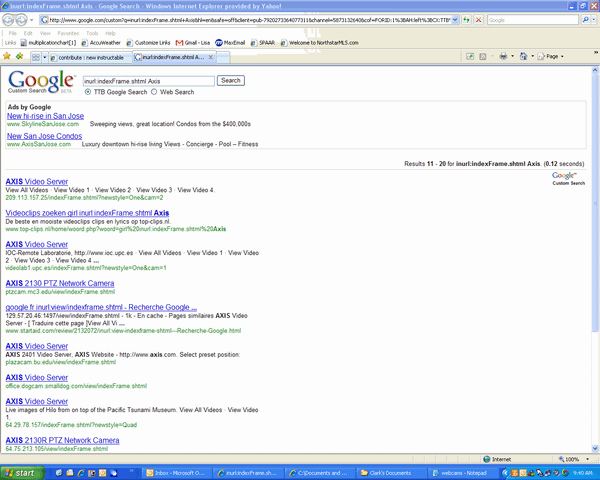 Watch People on Security Cams