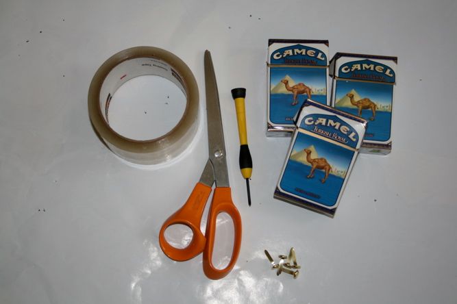 how to make cigarettes with paper Cigarette Box Paper Lantern : 9 Steps